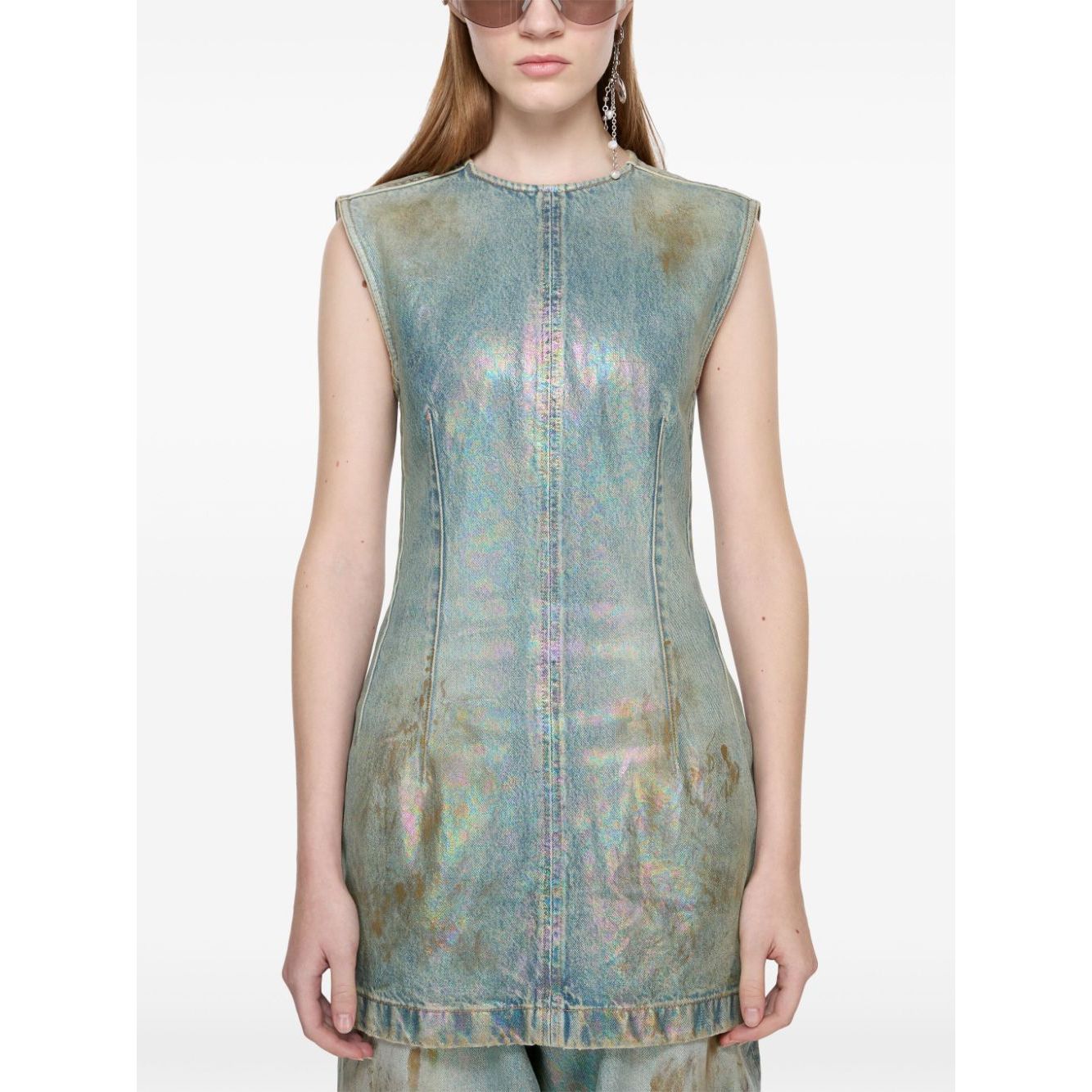 Acne Studios coated denim dress Dresses