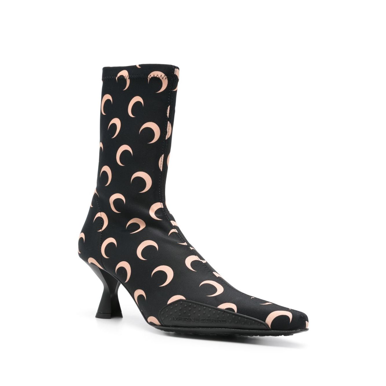 Marine Serre 60mm moon-printed jersey boots
