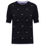 Emporio Armani Jumper with all-over micro eagle embroidery
