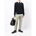 Emporio Armani Sweaters Blue Topwear