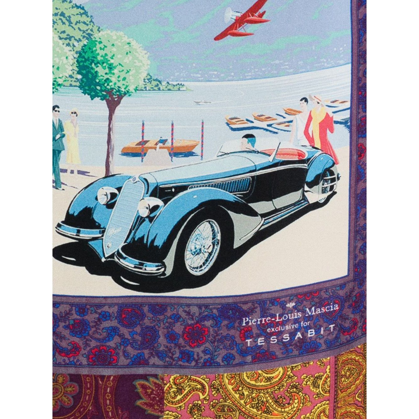 Pierre Louis Mascia silk printed scarf