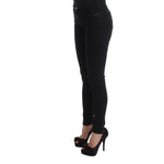 Costume National Black Cotton Slim Fit Denim Jeans Jeans & Pants
