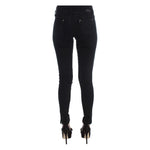 Costume National Black Cotton Slim Fit Denim Jeans Jeans & Pants