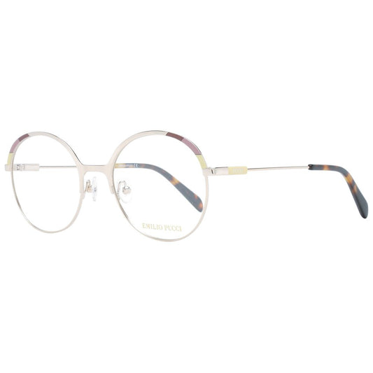 Emilio Pucci Gold Women Glasses Frame