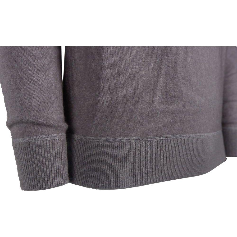 Emilio Romanelli Gray Cashmere Men Sweater