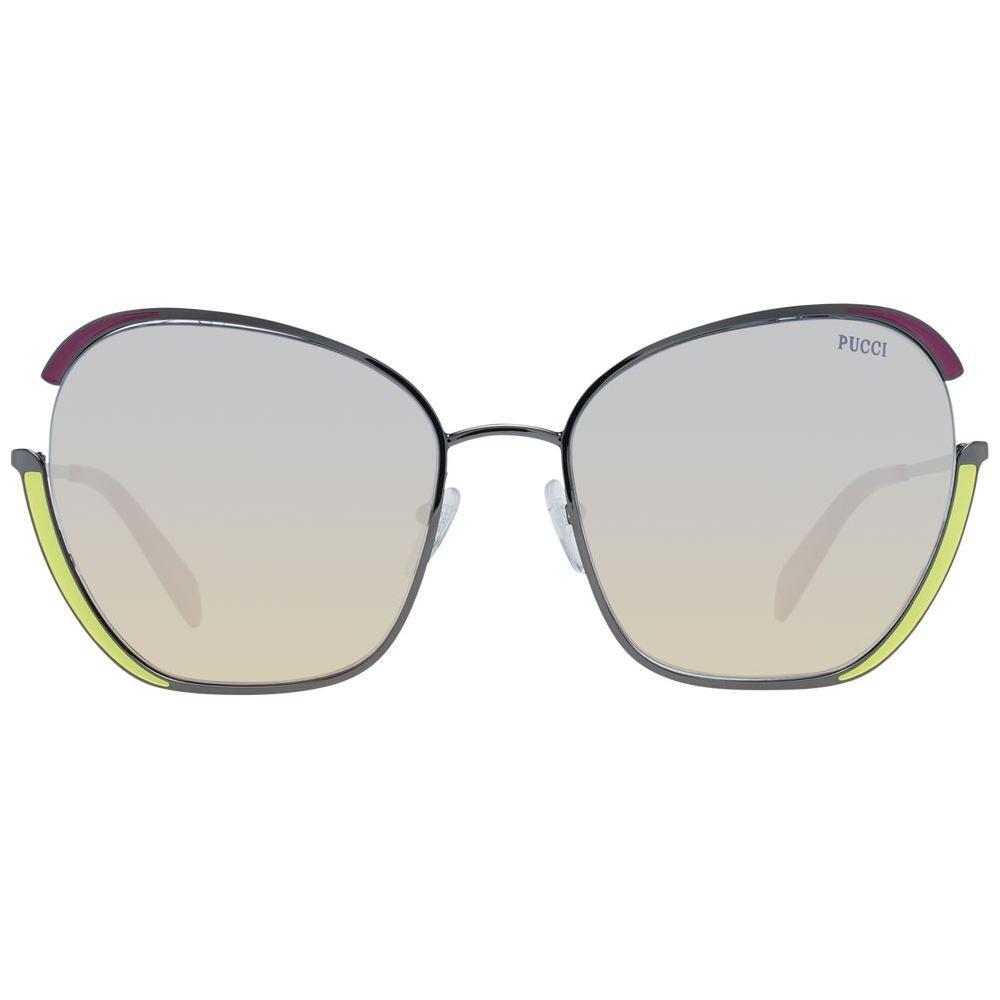 Emilio Pucci Gray Women Sunglass