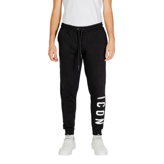Icon Black And White Cotton Joggers Workout Pant