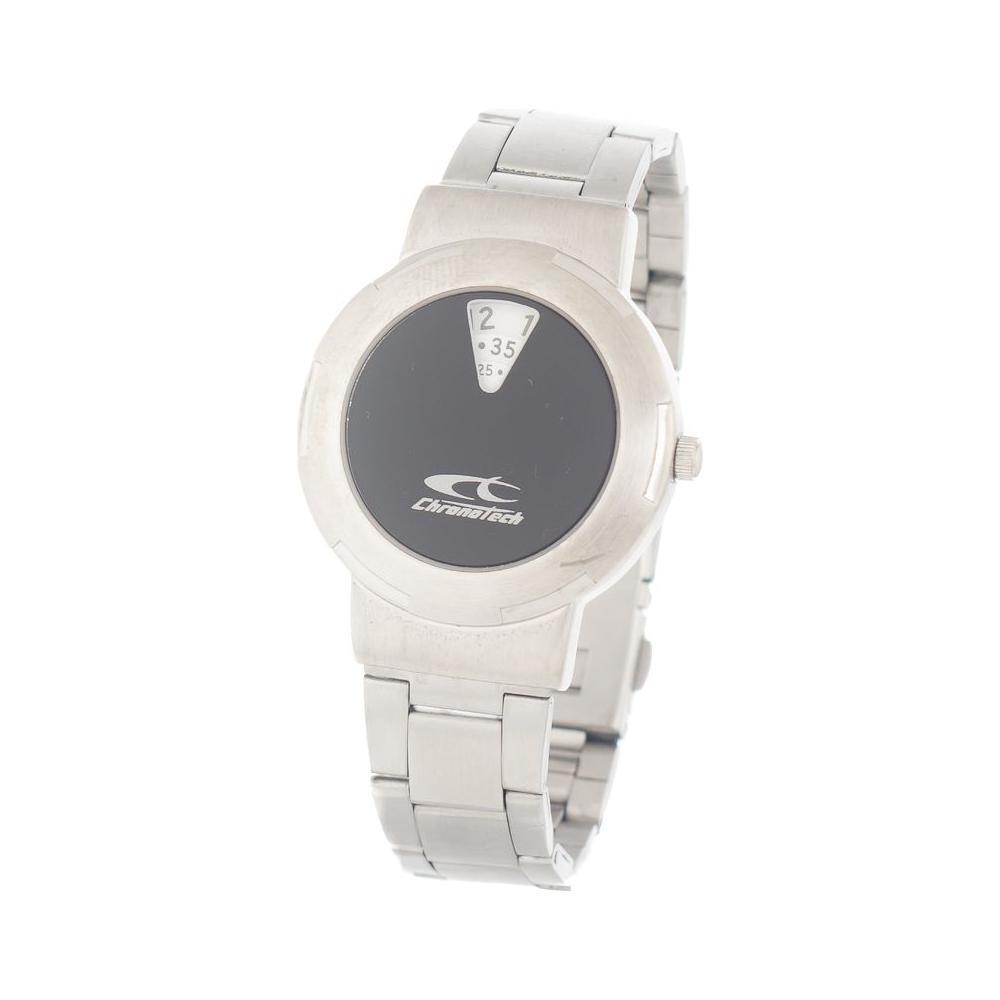 Chronotech Silver Stainless Steel Watch