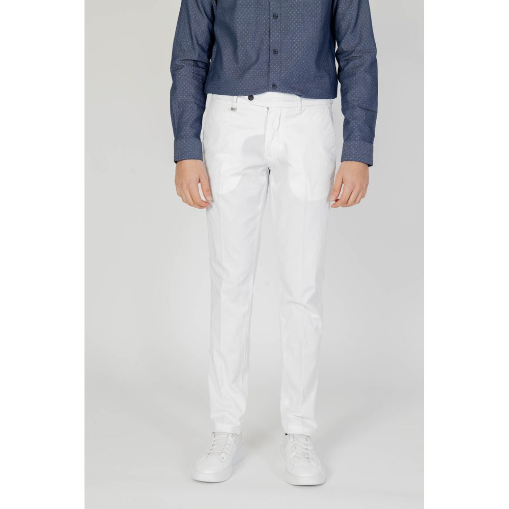 Antony Morato Cream Cotton Skinny Pants