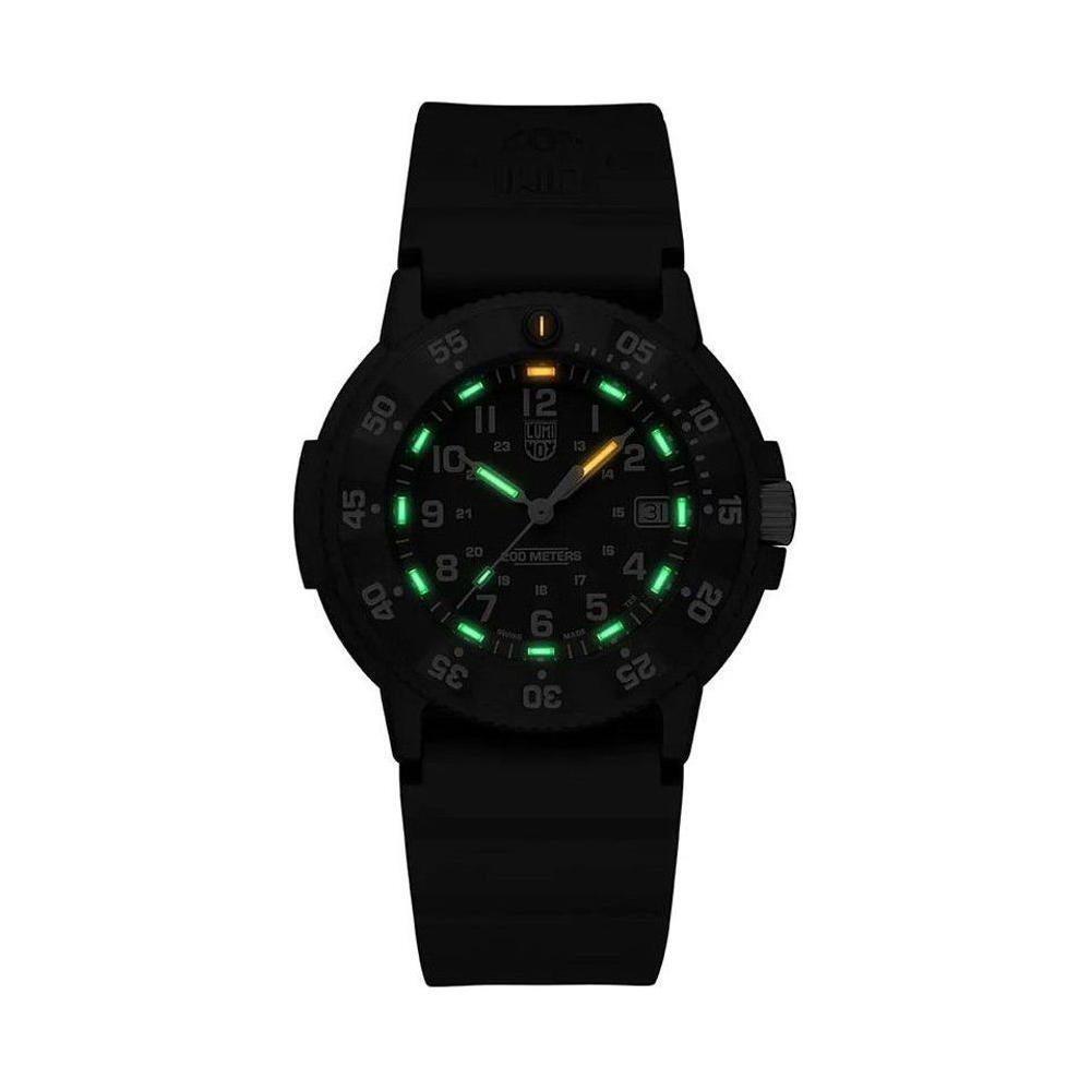 Luminox Black Rubber Watch