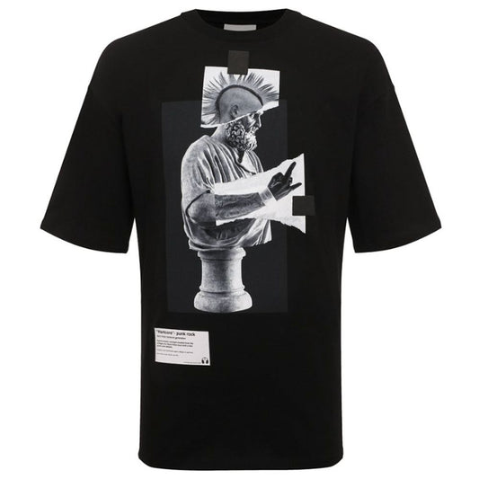 Diego Venturino Black Cotton T-Shirt