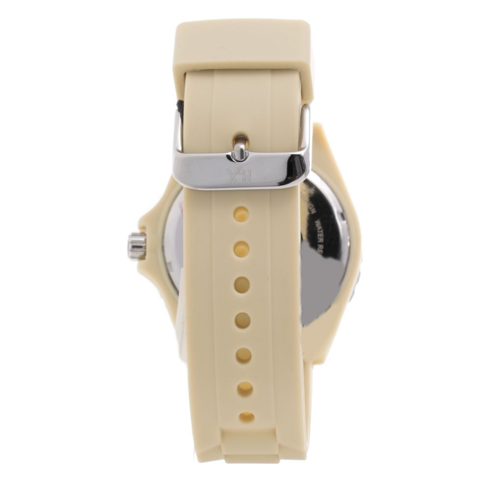 Haurex Cream Rubber Sport Watch