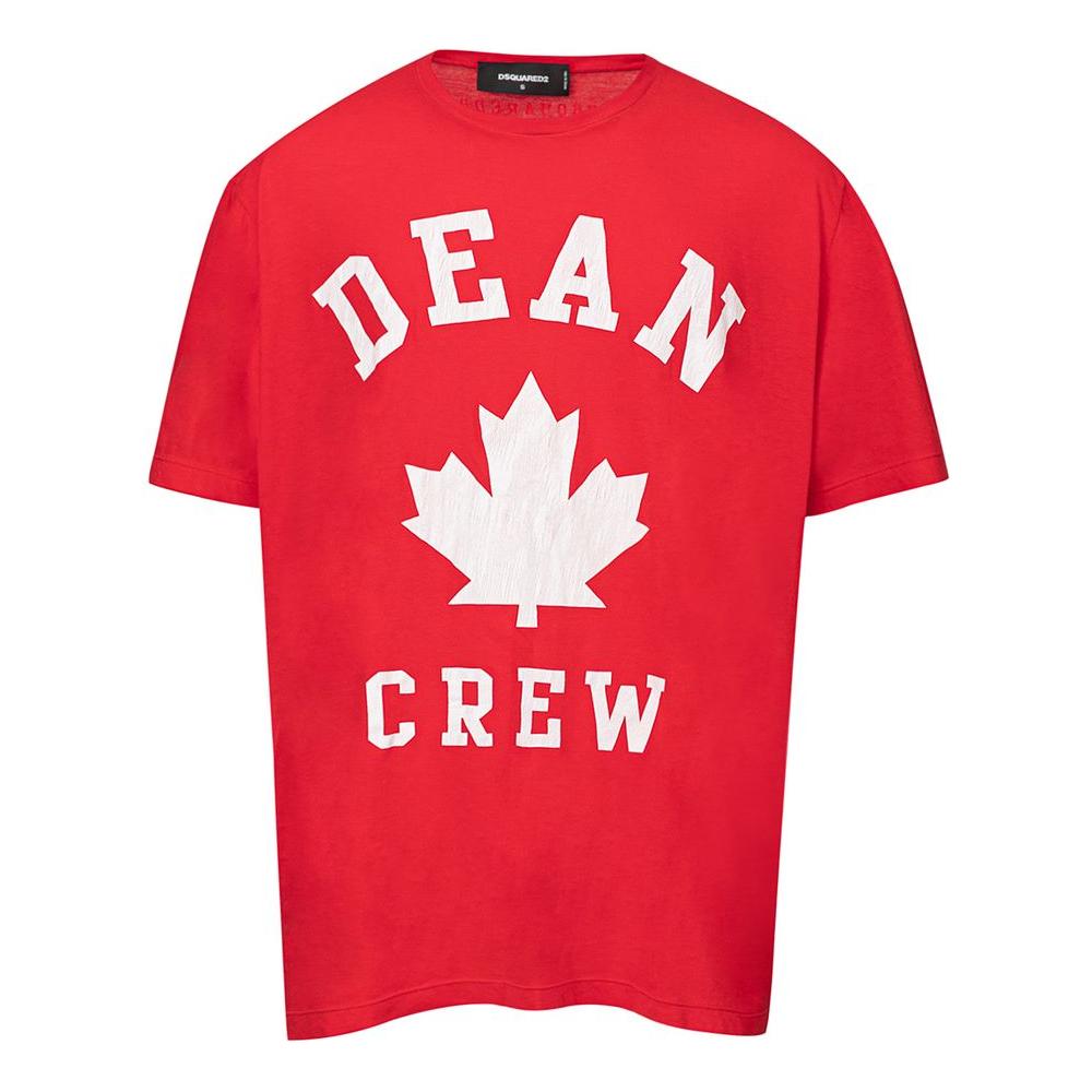 Dsquared² Red Cotton T-Shirt