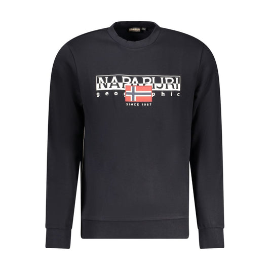 Napapijri Black Cotton Men Sweater