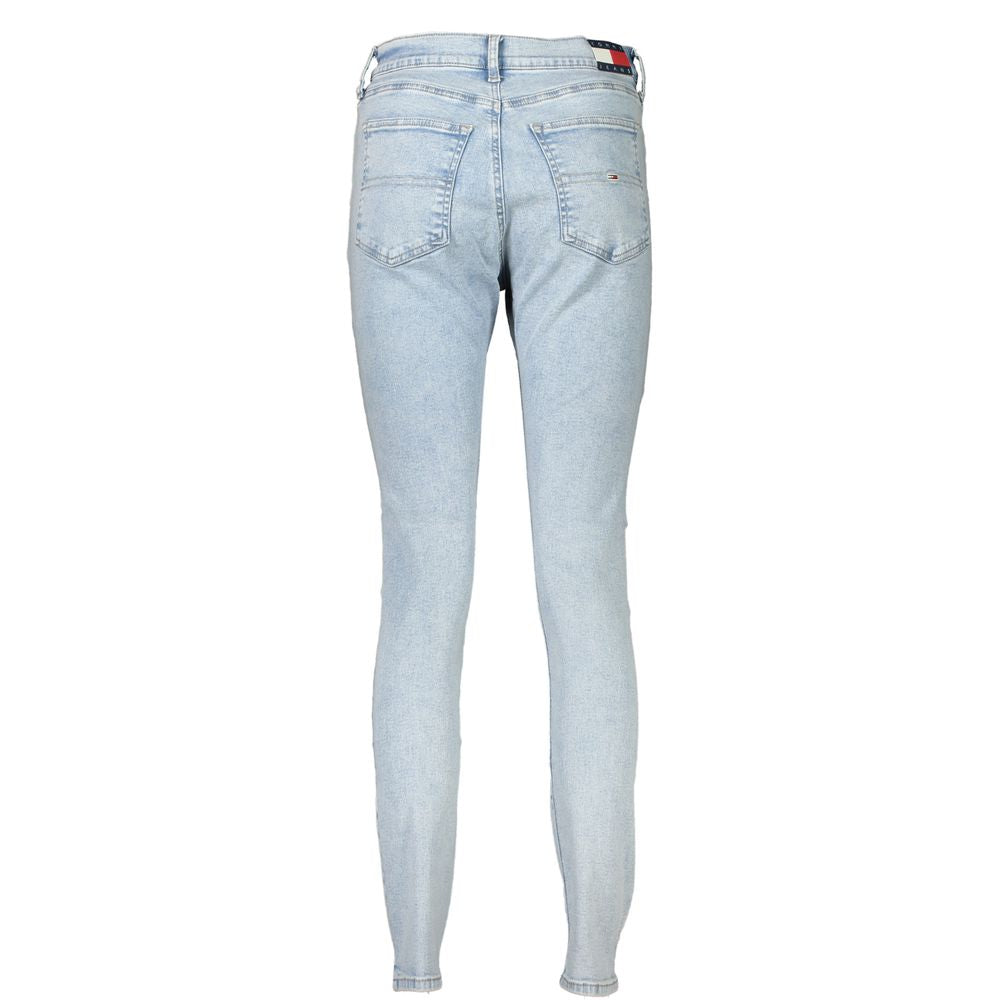 Tommy Hilfiger Blue Cotton Skinny Jeans Tommy Hilfiger
