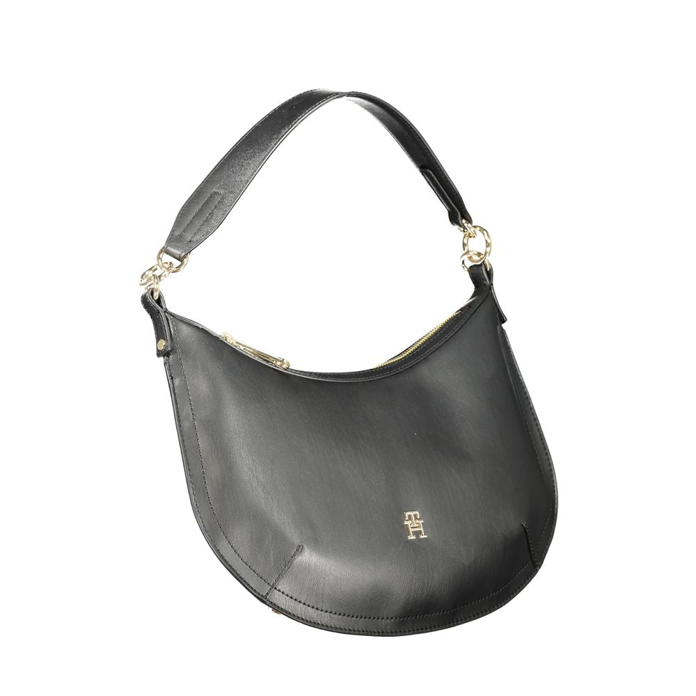 Tommy Hilfiger Black Polyethylene Handbag Tommy Hilfiger