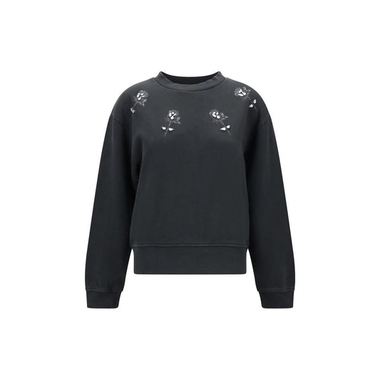 PINKO Black Cotton Sweatshirt