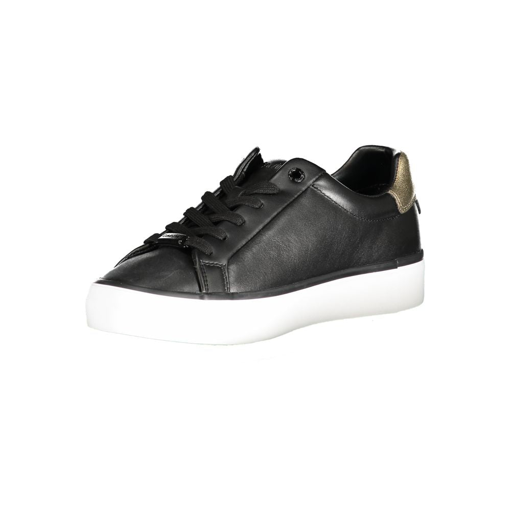 Calvin Klein Black Polyester Low Top Sneakers Calvin Klein