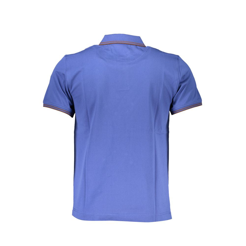 Harmont & Blaine Blue Cotton Polo Shirt