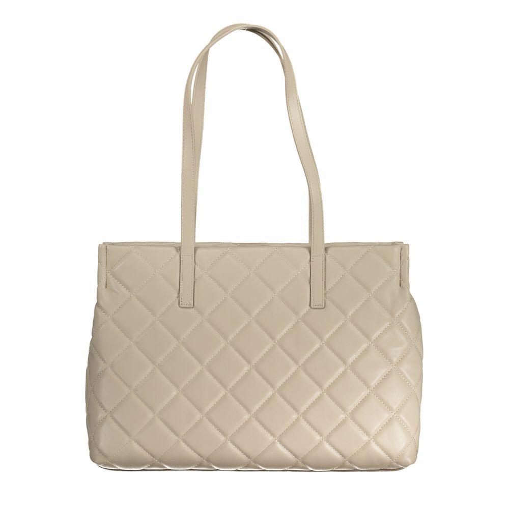 Mario Valentino Beige Polyethylene Handbag Mario Valentino