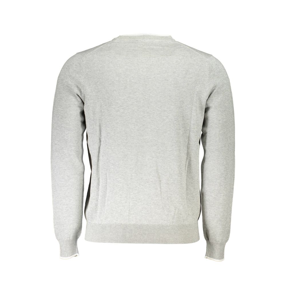 North Sails Gray Cotton Sweatshirt North Sails