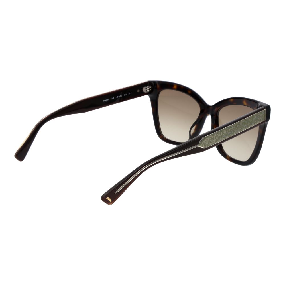 Longchamp Brown Acetate Sunglasses
