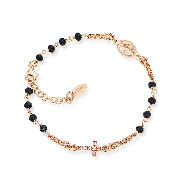 AMEN JEWELRY Mod. BRORNZ3 silver 925 bracelet made in Italy with official packaging