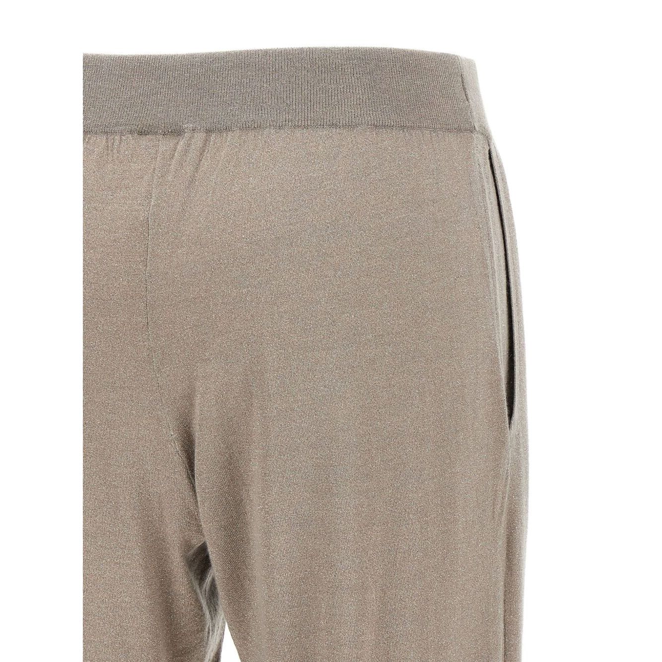 Brunello Cucinelli Lurex-detail trousers