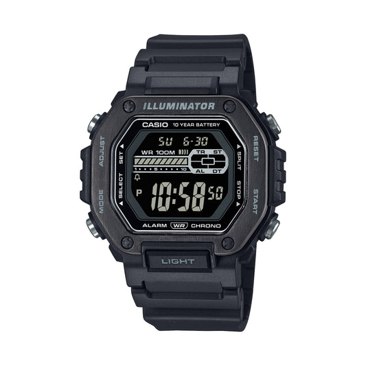 CASIO SPORT Mod. DIVER - OVERSIZE BLACK - ILLUMINATOR 10 YEARS BATTERY WATCHES