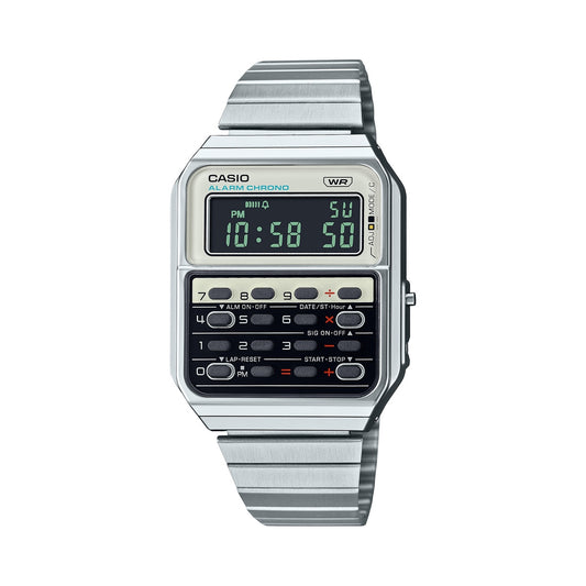 CASIO VINTAGE Mod. CALCULATOR EDGY COLLECTION - WHITE ***SPECIAL PRICE*** WATCHES