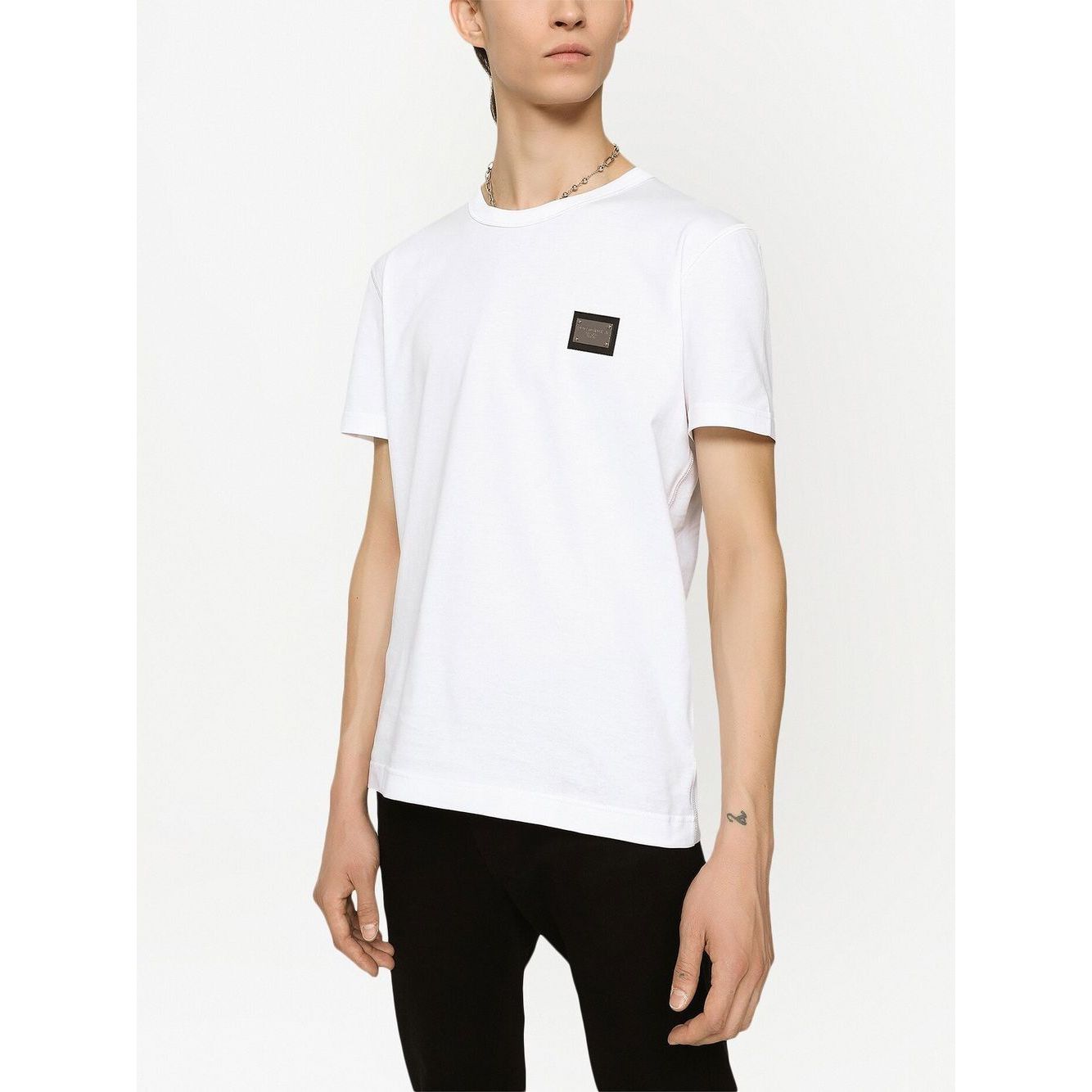 Dolce & Gabbana logo-tag Cotton T-shirt Topwear