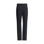 Ferragamo Tailored Pants with back welt pockets showcasing minimalist style and elegant craftsmanship for AW25 collection.