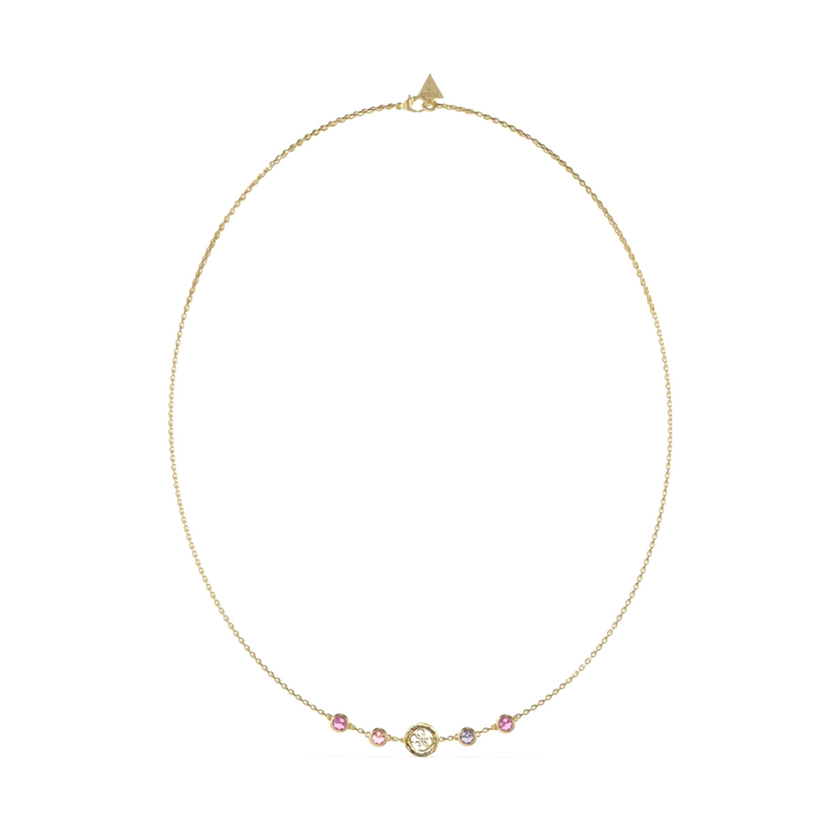 Elegant necklace from GUESS JEWELS JEWELRY Mod. JUBN05097JWYGFCT-U featuring delicate gold and gemstone details on a fine chain.