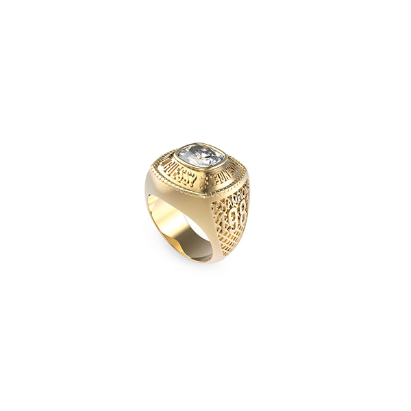 GUESS JEWELS JEWELRY Mod. JUMR01375JWYG64 gold ring