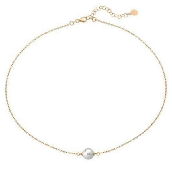 MAJORICA JEWELRY Mod. 15593.01.1.000.010.1 pearl necklace on gold chain