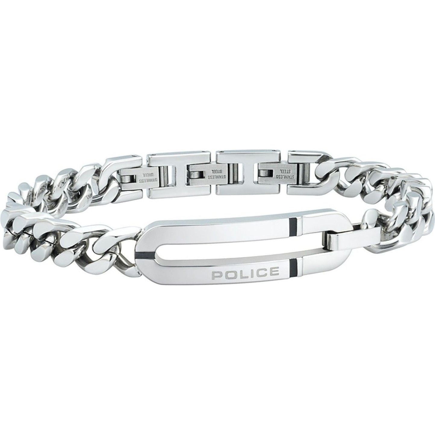 POLICE JEWELS JEWELRY Mod. PJ26187BSS01 DESIGNER FASHION JEWELLERY