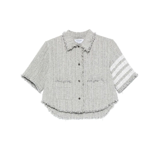 Thom Browne Shirts Grey Shirts