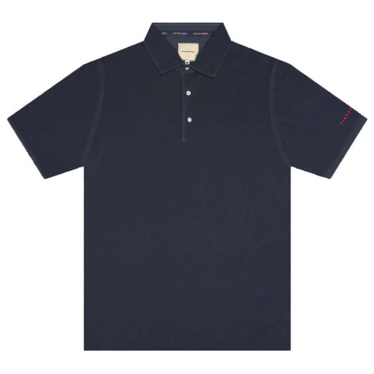 Tramarossa Blue Cotton Polo Shirt
