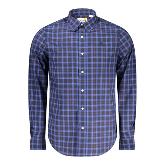 Timberland Blu Cotton Men Shirt