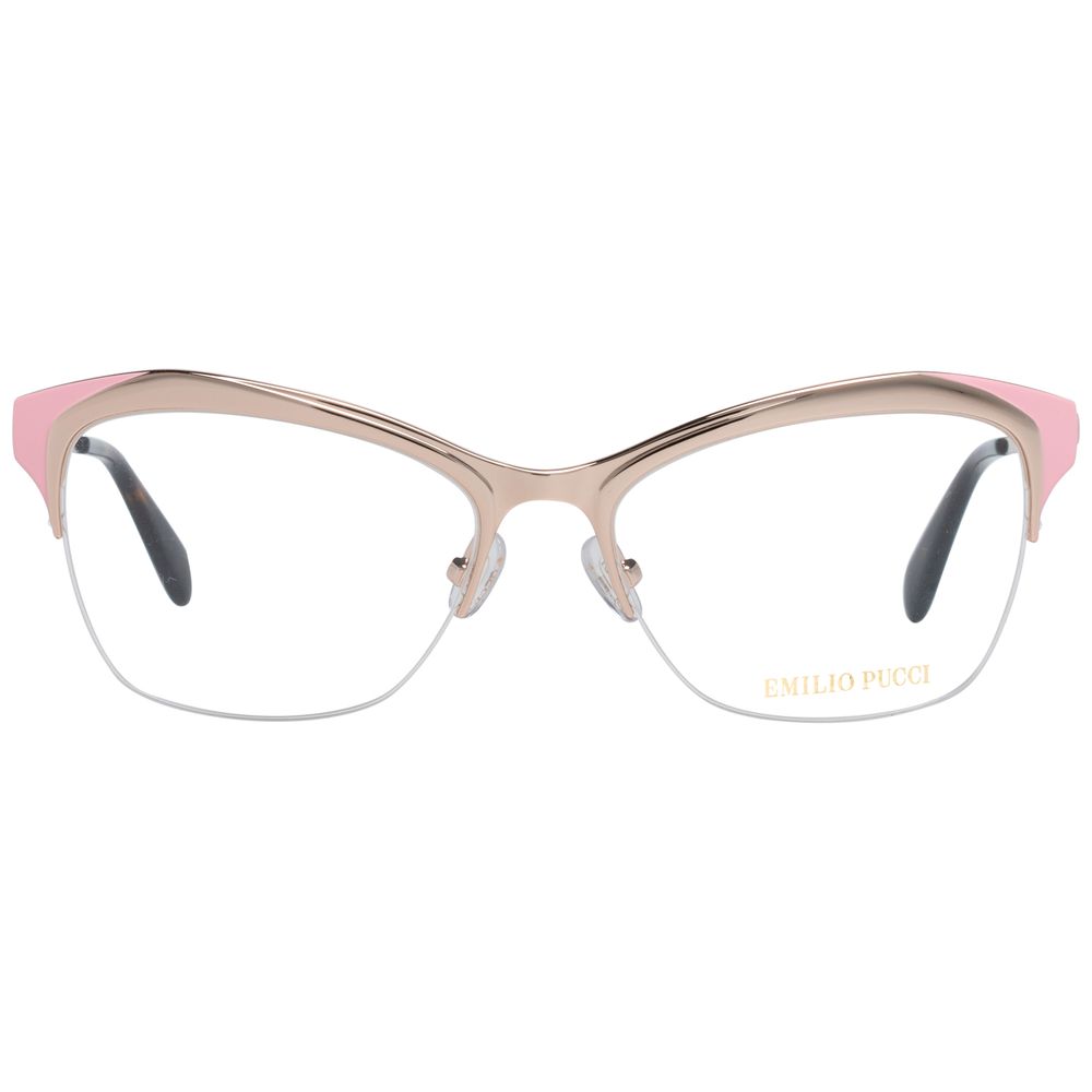 Emilio Pucci Gold Metal Glasses (Frames) 1728,67434610848,Accessories,Emilio Pucci,Glasses (Frames) - Glasses and Sunglasses - Accessories,Glasses and Sunglasses - Accessories,Gold,New with tags,Women
