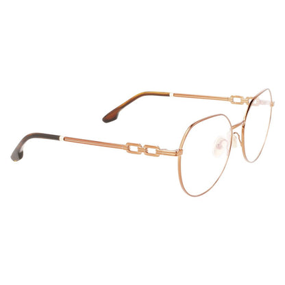 Victoria Beckham Brown Metal Glasses (Frames)
