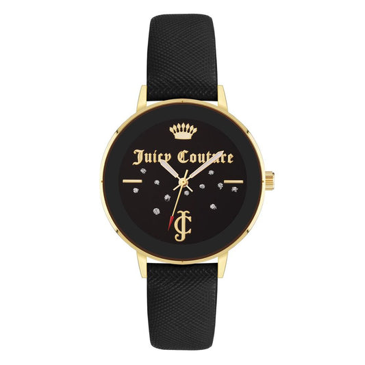 Juicy Couture Black Plastic Dress Watch 1728,67434610848,Accessories,Black,Dress Watches - Watches - Accessories,Juicy Couture,New with tags,Watches - Accessories,Women