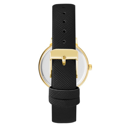 Juicy Couture Black Plastic Dress Watch