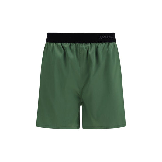 Tom Ford Bicolor Silk Bermuda Shorts 1728,72470364320,Bermuda - Shorts - Clothing,Bicolor,Clothing,M,New with tags,S,Shorts - Clothing,Tom Ford,Women,XS