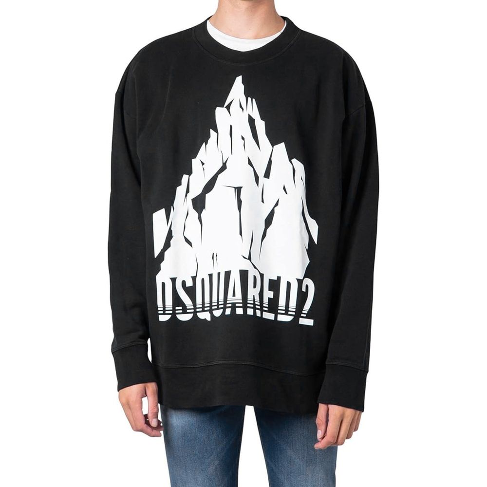 Dsquared² Black Cotton Sweatshirt