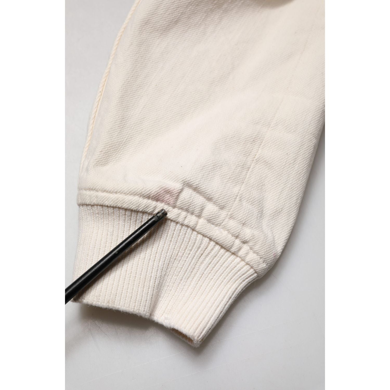 Dolce & Gabbana Off White Cotton Full Zip Denim Men Blouson Jacket