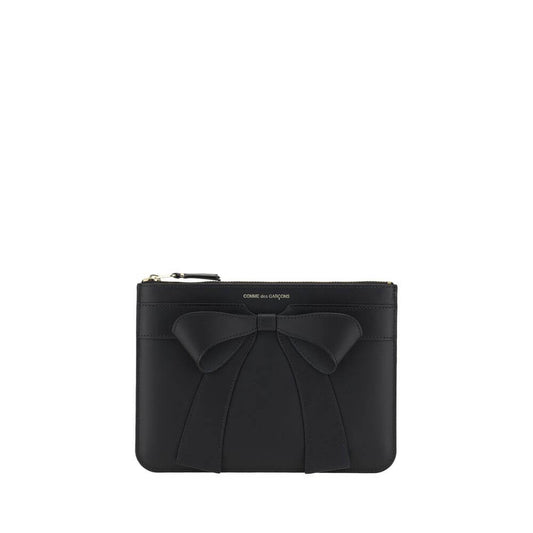 Comme Des Garçons Black Calf Leather Bos Taurus Wallet