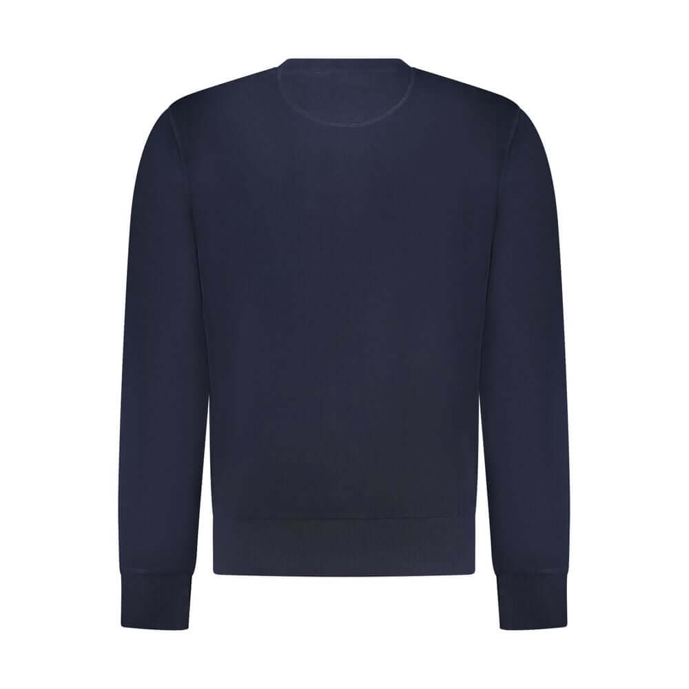 North Sails Blue Cotton Men Sweatshirt