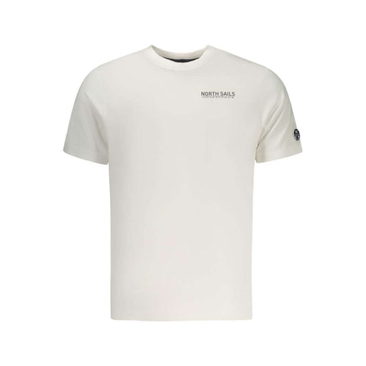 North Sails White Cotton Men T-Shirt