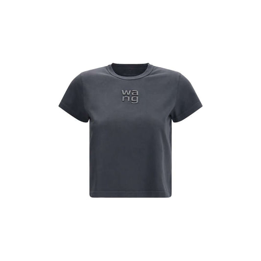 Alexander Wang Black Cotton T-Shirt